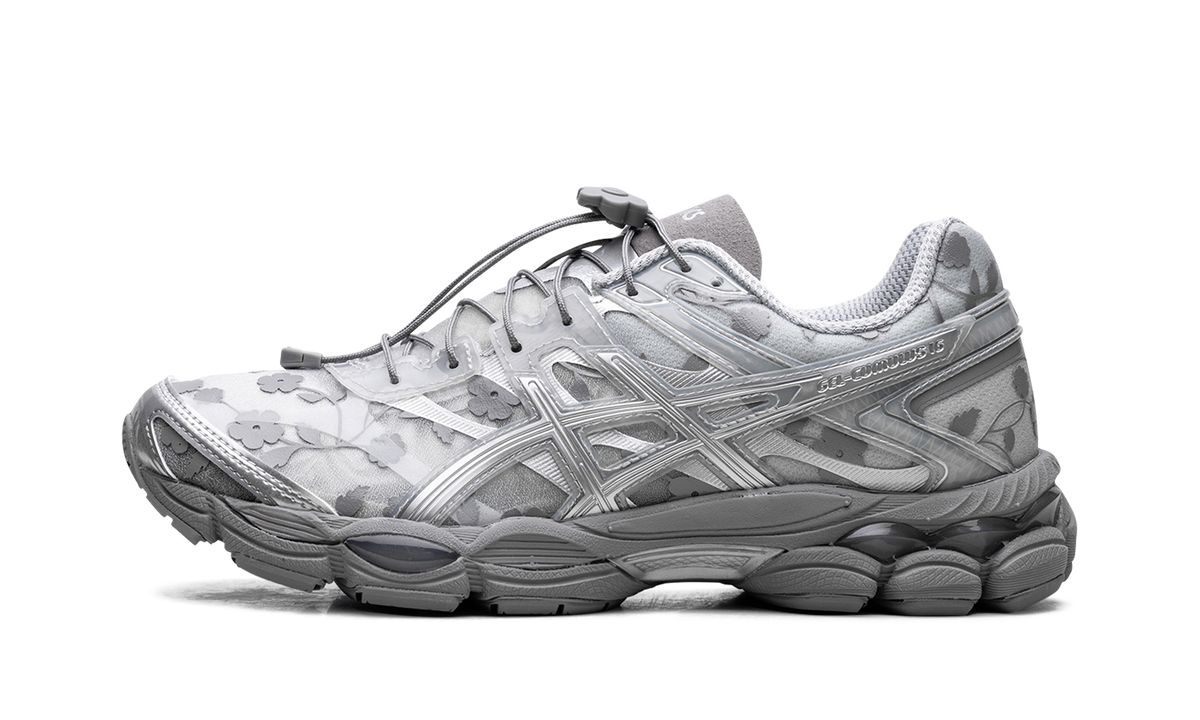 Overkicks - ASICS Gel-Cumulus 16 Cecilie Bahnsen Floral Pack Glacier Grey (1203A762-020) - vista lateral