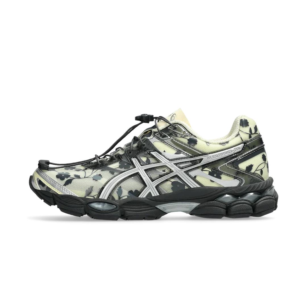 Overkicks - ASICS Gel-Cumulus 16 Cecilie Bahnsen Floral Pack Ivory Black (1203A762-750) - vista lateral