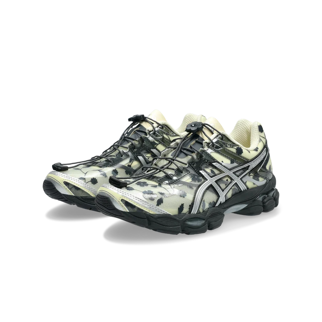 Overkicks - ASICS Gel-Cumulus 16 Cecilie Bahnsen Floral Pack Ivory Black (1203A762-750) - vista trasera