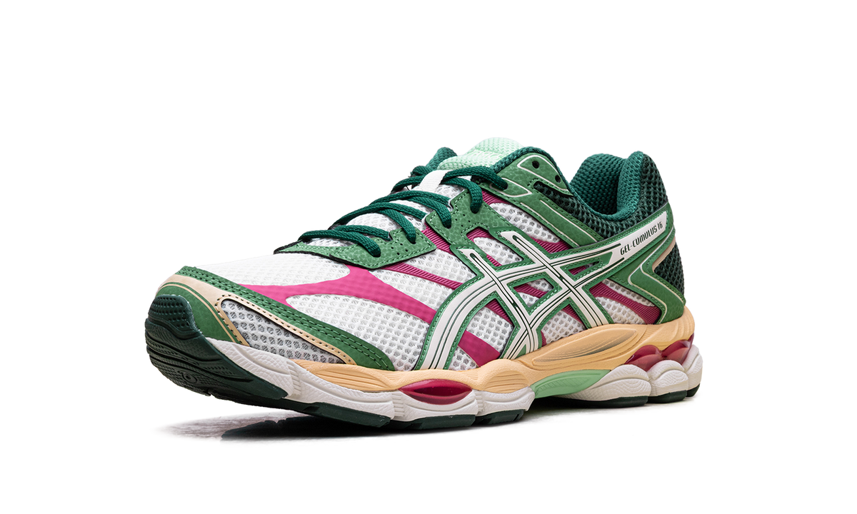 Overkicks - ASICS Gel-Cumulus 16 Green Cream Ivory (1203A763-100) - detalle suela