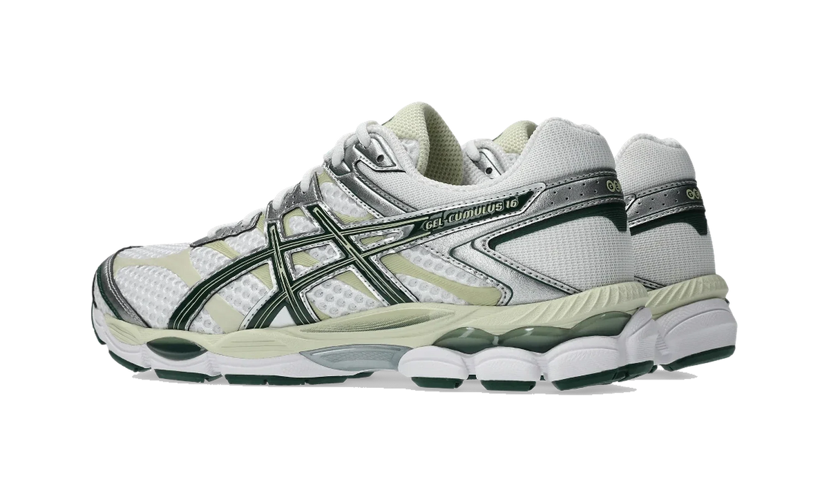 Overkicks - ASICS Gel-Cumulus 16 White Forest Night (1203A733-105) - par completo