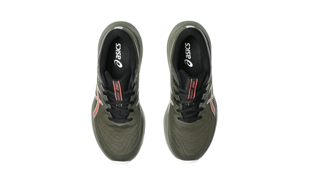 Overkicks - ASICS Gel-Cumulus 27 Gore-Tex Brown Stone Dark Pink Clay (Womens) (1012B834-200) - detalle suela