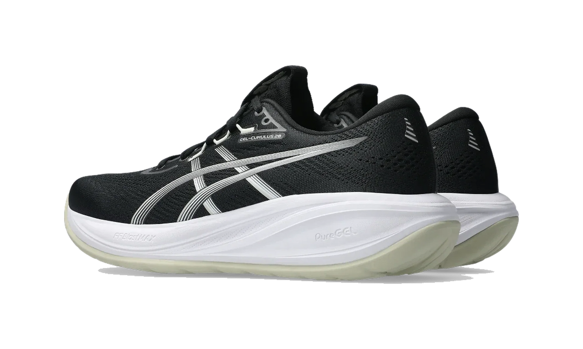 Overkicks - ASICS Gel-Cumulus 28 Black White (1011C143-002) - par completo