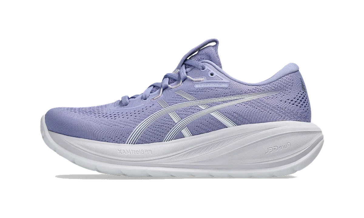 Overkicks - ASICS Gel-Cumulus 28 Bluebell White (Womens) (1012B916-500) - vista lateral