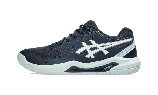 Overkicks - ASICS Gel-Dedicate 8 Midnight White (Womens) (1042A237-402) - vista lateral