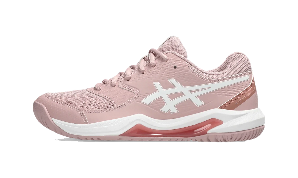 Overkicks - ASICS Gel-Dedicate 8 Morganite White (Womens) (1042A237-702) - vista lateral