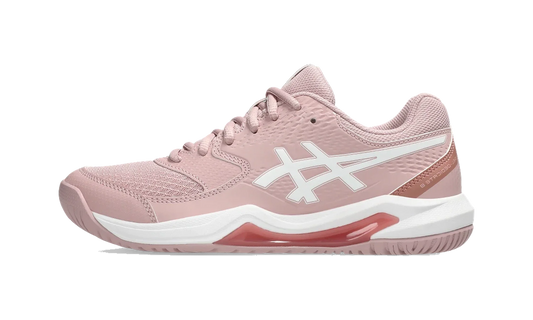 Overkicks - ASICS Gel-Dedicate 8 Morganite White (Womens) (1042A237-702) - vista lateral