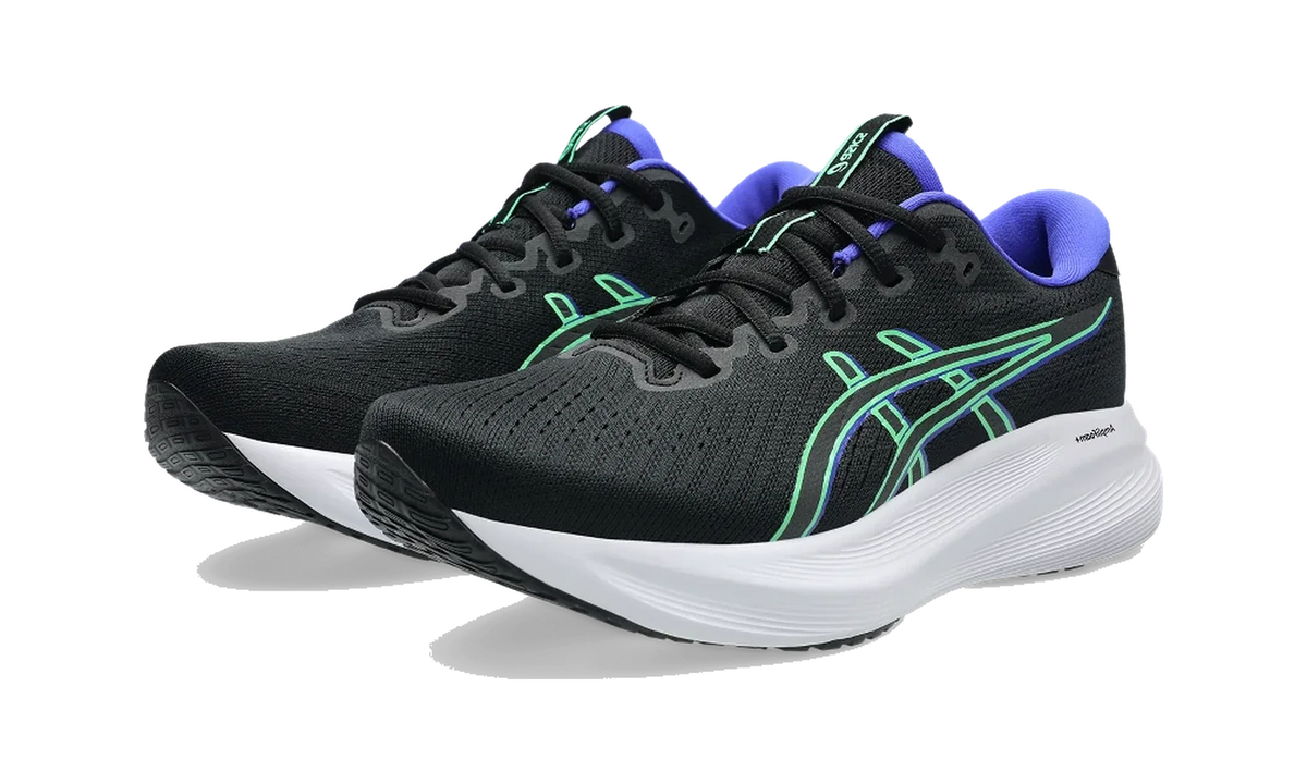 Overkicks - ASICS Gel-Excite 11 Black Vital Green (1011C080-004) - vista trasera
