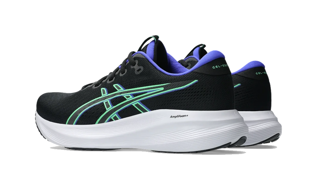 Overkicks - ASICS Gel-Excite 11 Black Vital Green (1011C080-004) - par completo