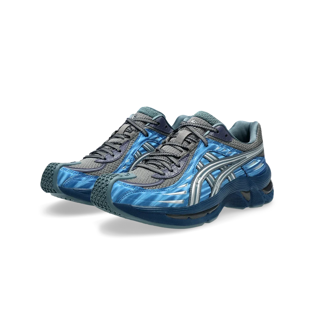 Overkicks - ASICS Gel-Flammae Kiko Kostadinov Mako Blue (Womens) (1202A508-400) - vista trasera
