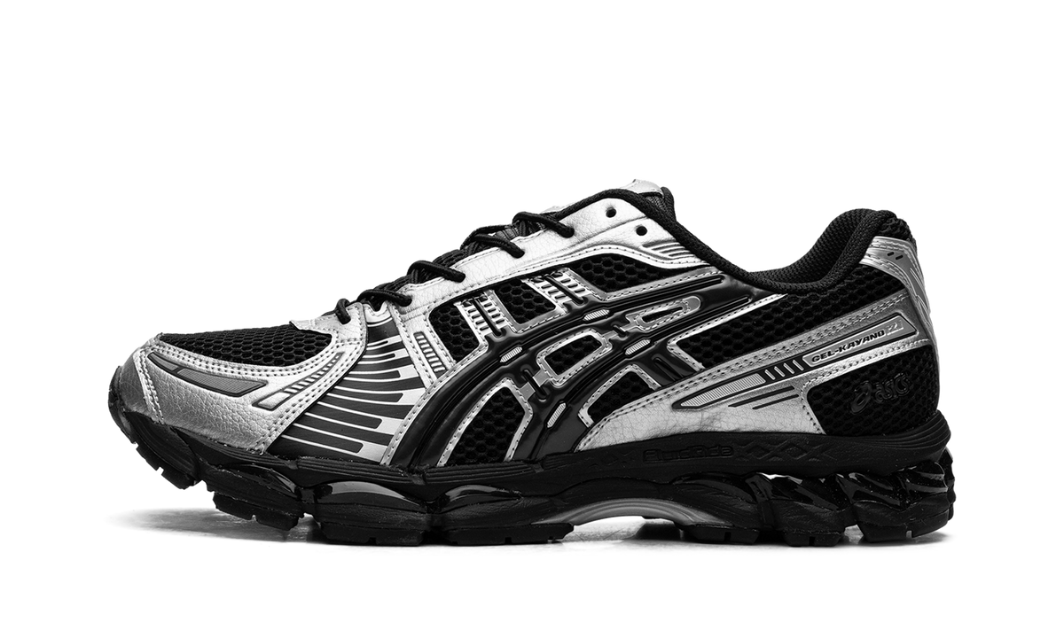 Overkicks - ASICS Gel-Kayano 12.1 Black Pure Silver (1203A759-001) - vista lateral