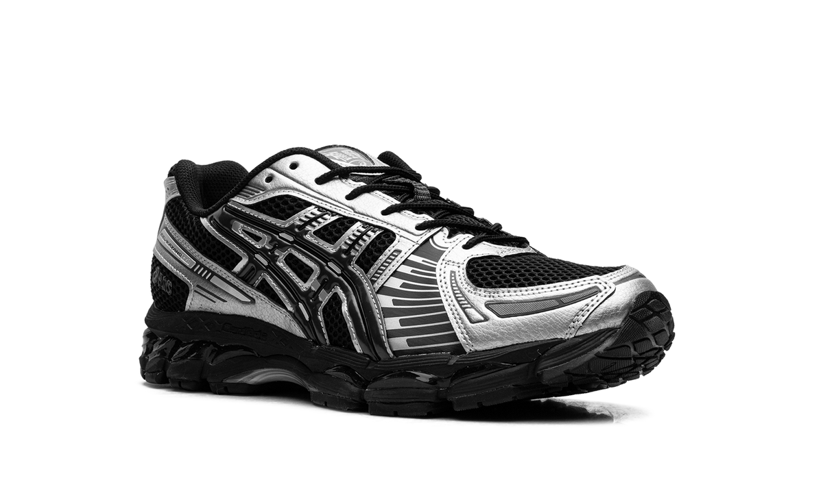 Overkicks - ASICS Gel-Kayano 12.1 Black Pure Silver (1203A759-001) - detalle lateral interior