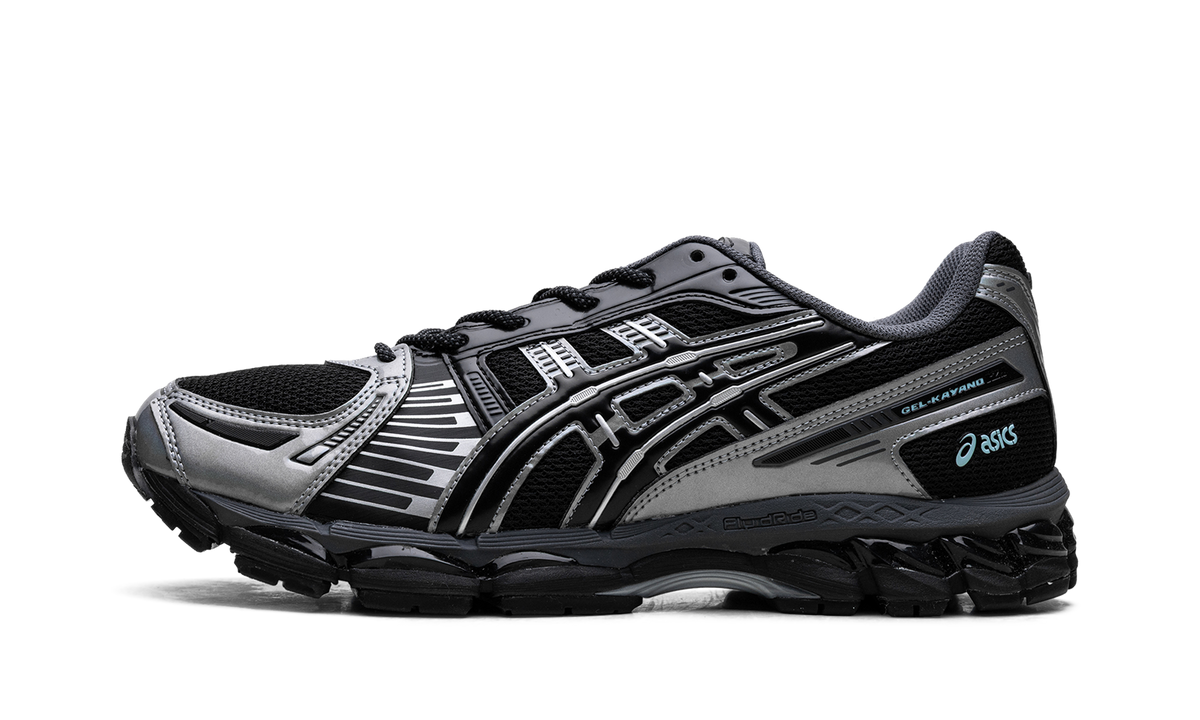 Overkicks - ASICS Gel-Kayano 12.1 Holiday Pack Black Pure Silver (1203A996-001) - vista lateral