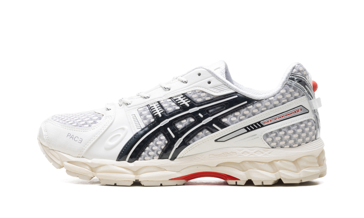 Overkicks - ASICS Gel-Kayano 12.1 PACE Cream Black (1203B001-100) - vista lateral