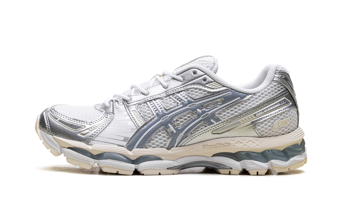 Overkicks - ASICS Gel-Kayano 12.1 Silver Ice Blue (1203A759-101) - vista lateral