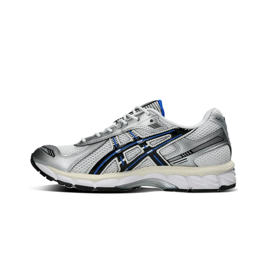 Overkicks - ASICS Gel-Kayano 12.1 White Black Blue (1203A759-107) - vista lateral
