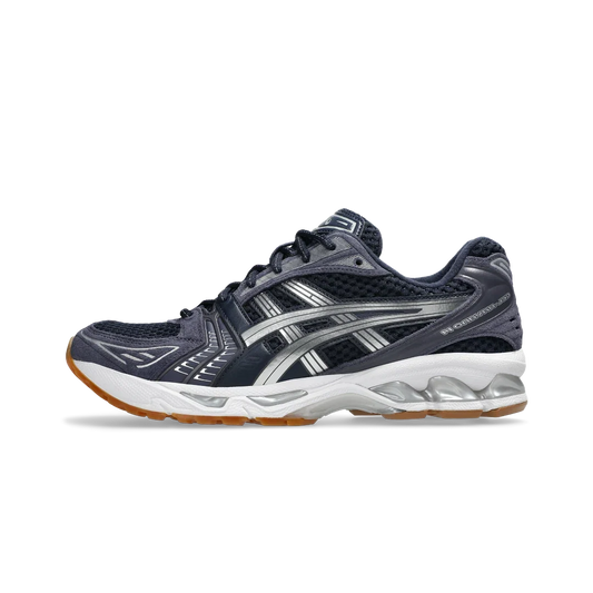 Overkicks - ASICS Gel-Kayano 14 A.P.C. Midnight Indigo Fog (1203A926-400) - vista lateral
