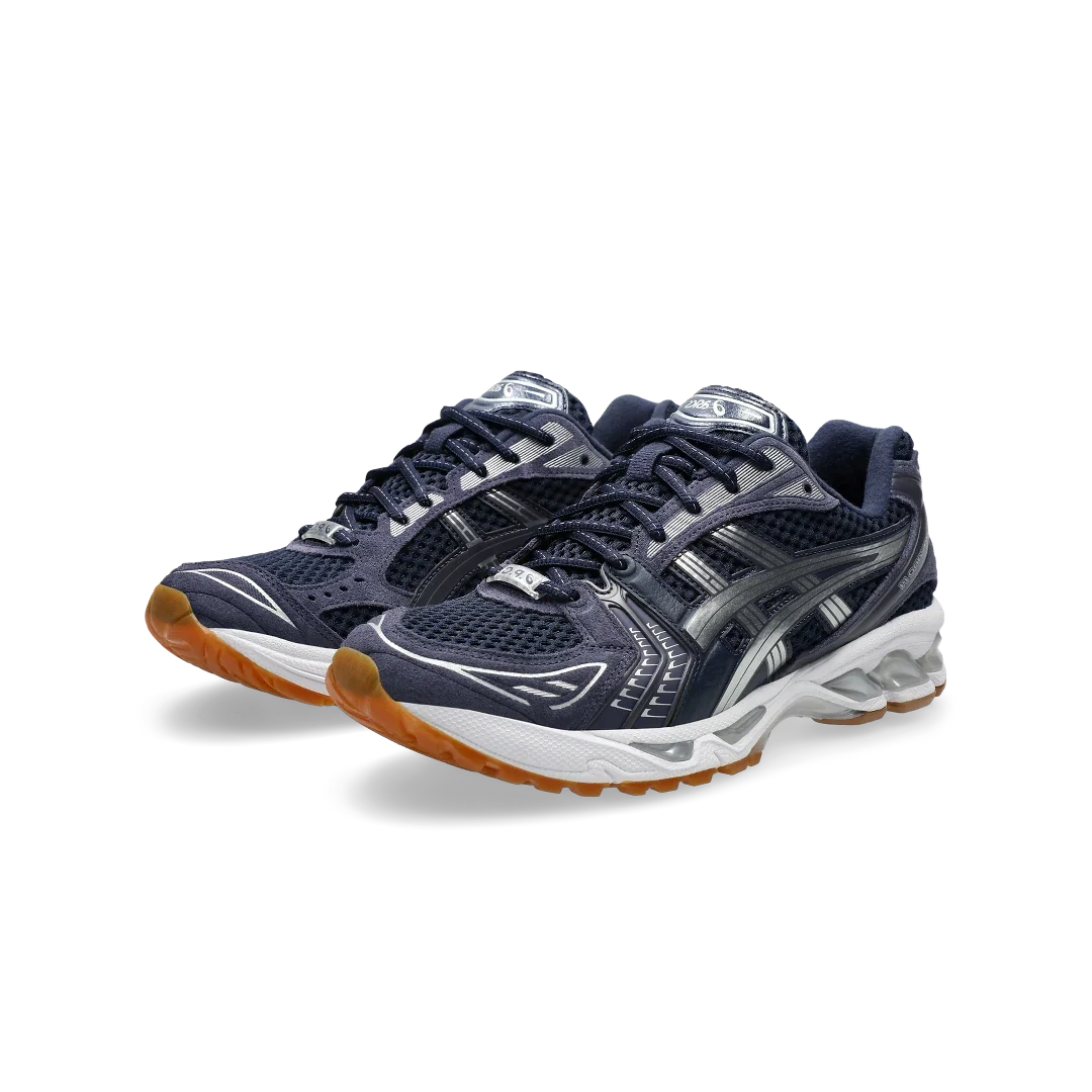 Overkicks - ASICS Gel-Kayano 14 A.P.C. Midnight Indigo Fog (1203A926-400) - vista trasera