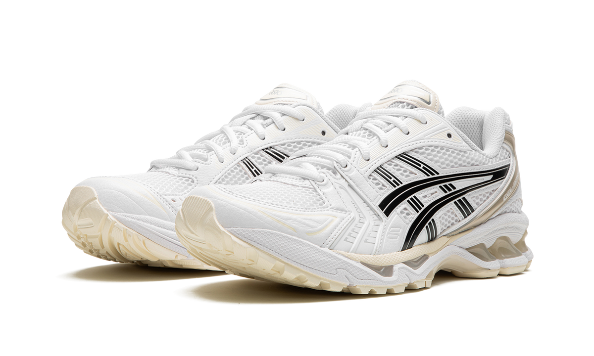 Overkicks - ASICS Gel-Kayano 14 Aritzia White Black (1203A328-101) - vista lateral