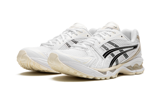 Overkicks - ASICS Gel-Kayano 14 Aritzia White Black (1203A328-101) - vista lateral