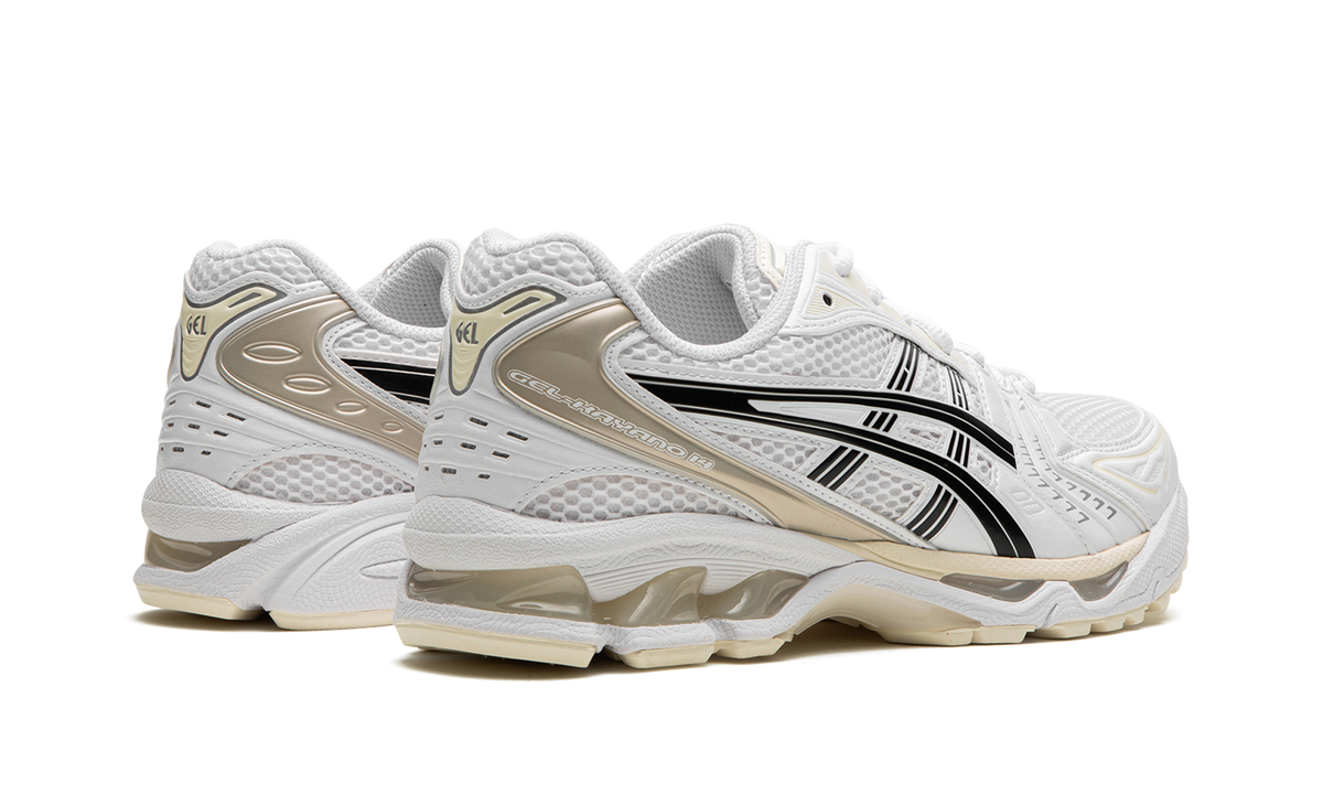 Overkicks - ASICS Gel-Kayano 14 Aritzia White Black (1203A328-101) - vista trasera
