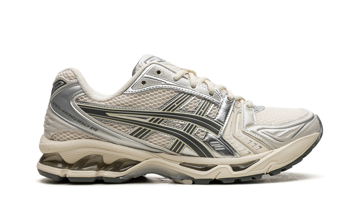 Overkicks - ASICS Gel-Kayano 14 Birch Dark Pewter (1201A019-200) - detalle talon