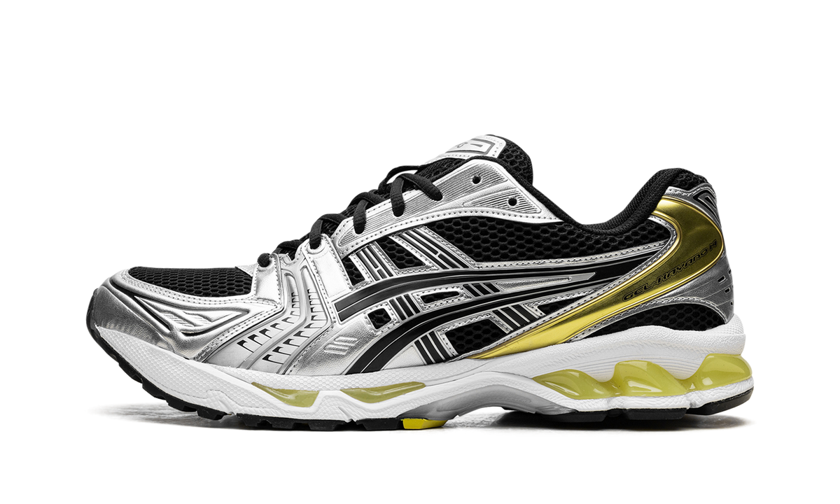 Overkicks - ASICS Gel-Kayano 14 Black Lemon Spark (1203A537-001) - vista lateral