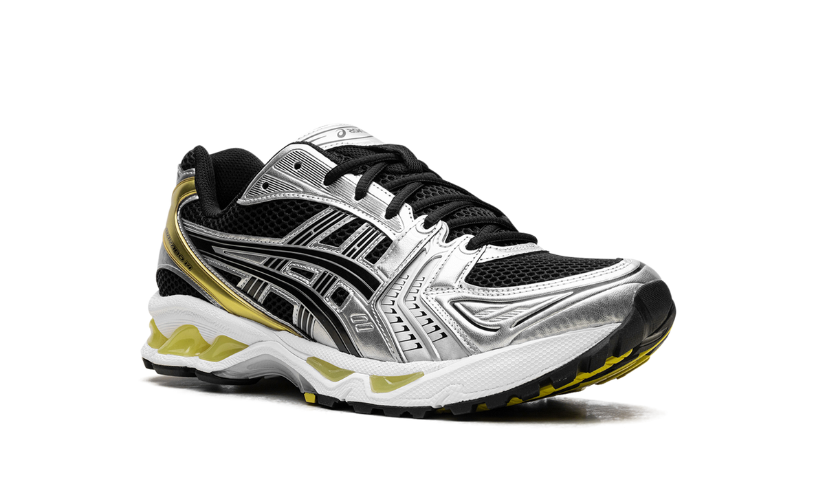 Overkicks - ASICS Gel-Kayano 14 Black Lemon Spark (1203A537-001) - detalle lateral interior