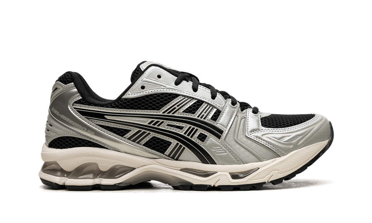 Overkicks - ASICS Gel-Kayano 14 Black Seal Grey (1201A019-005) - detalle talon