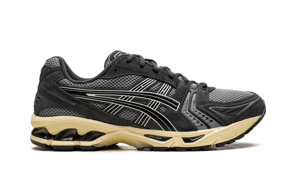Overkicks - ASICS Gel-Kayano 14 Clay Grey Black (1203A540-020) - detalle talon