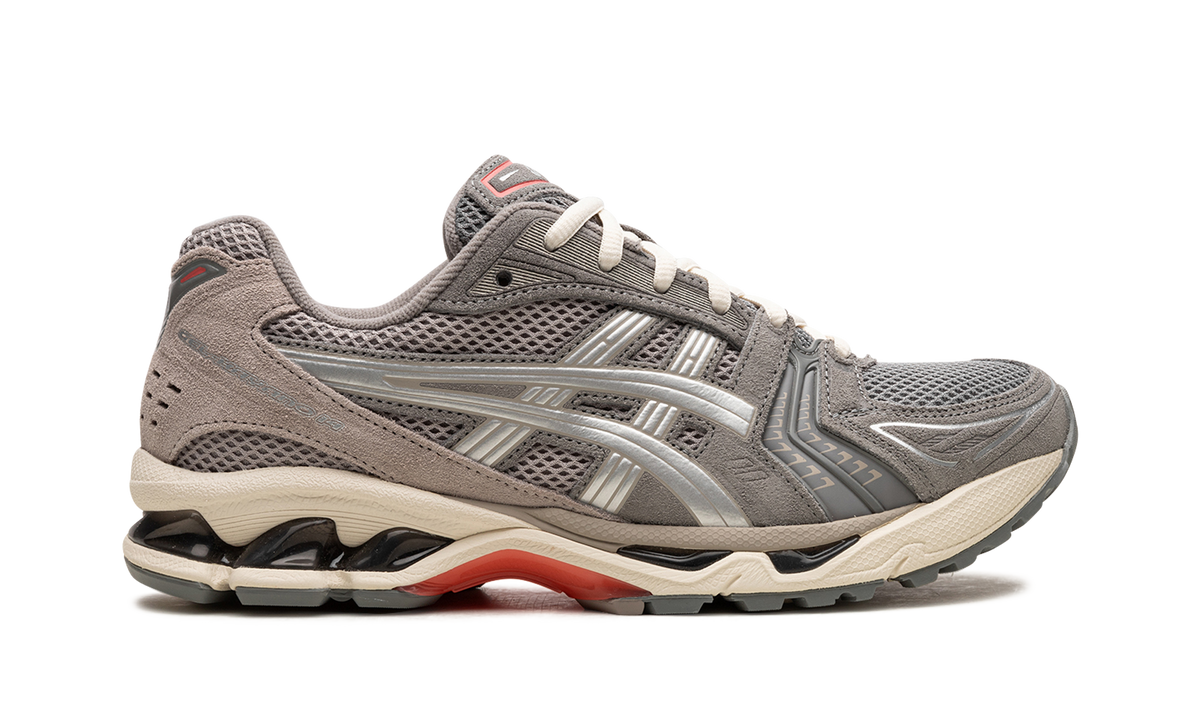 Overkicks - ASICS Gel-Kayano 14 Clay Grey Pure Silver (1201A161-026) - detalle talon
