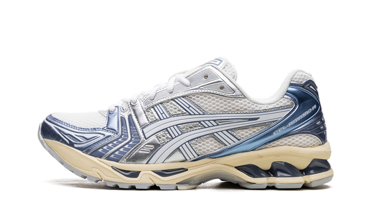 Overkicks - ASICS Gel-Kayano 14 Cream Metallic Blue (1203A537-102) - vista lateral