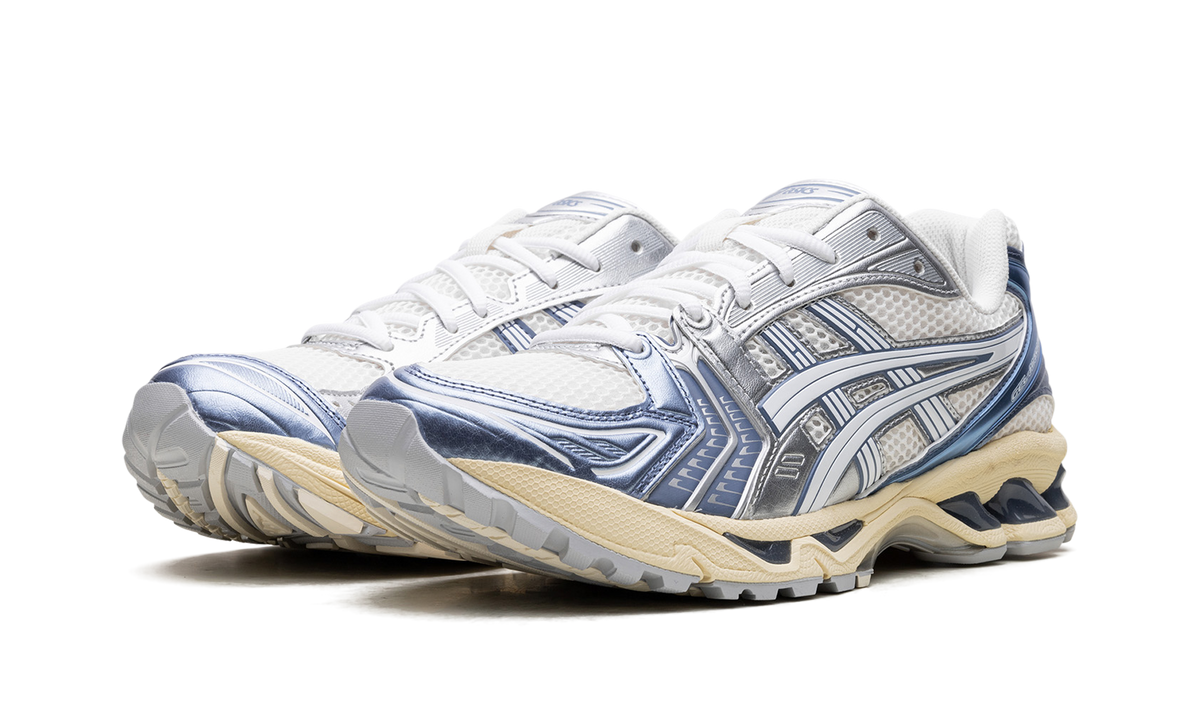 Overkicks - ASICS Gel-Kayano 14 Cream Metallic Blue (1203A537-102) - vista trasera