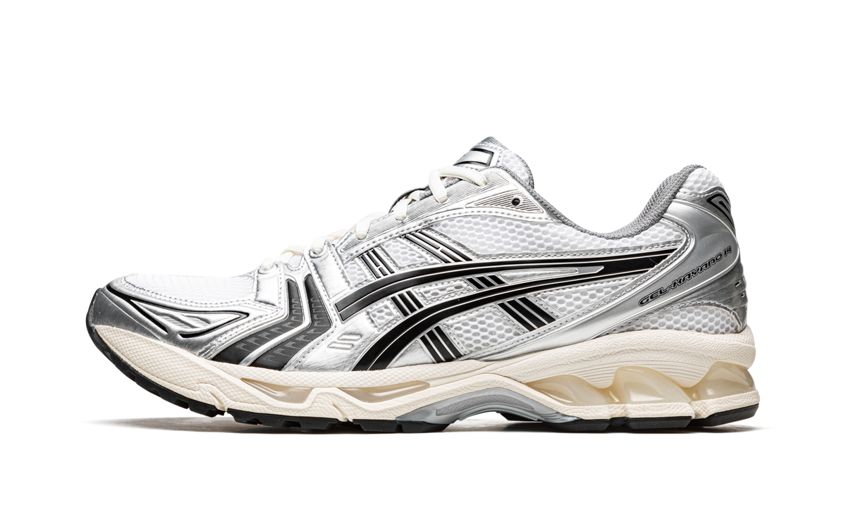 Overkicks - ASICS Gel-Kayano 14 JJJJound Silver Black (1201A457-101) - vista lateral