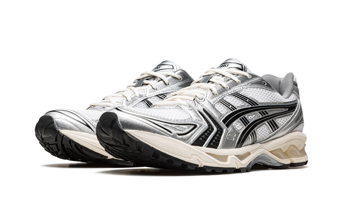 Overkicks - ASICS Gel-Kayano 14 JJJJound Silver Black (1201A457-101) - vista trasera