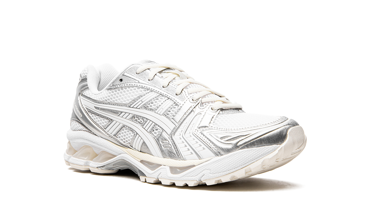 Overkicks - ASICS Gel-Kayano 14 JJJJound Silver White (1201A457-100) - detalle lateral interior