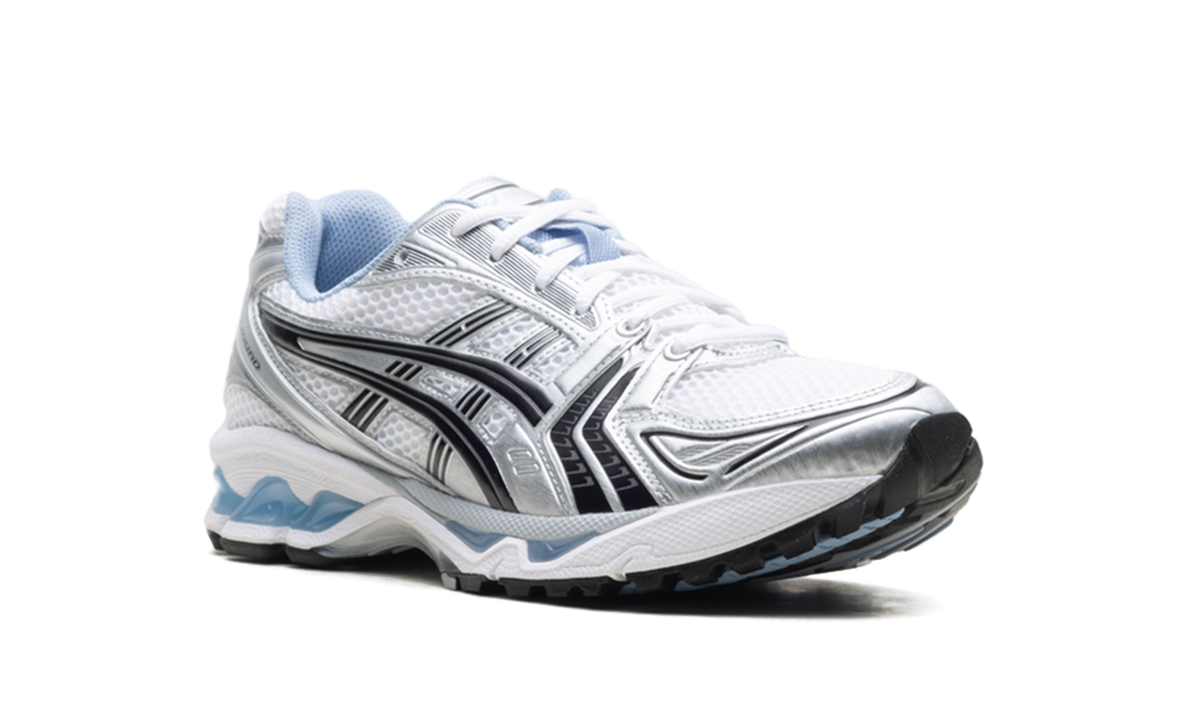 Overkicks - ASICS Gel-Kayano 14 JJJJound White Blue (1203A961-101) - detalle lateral interior