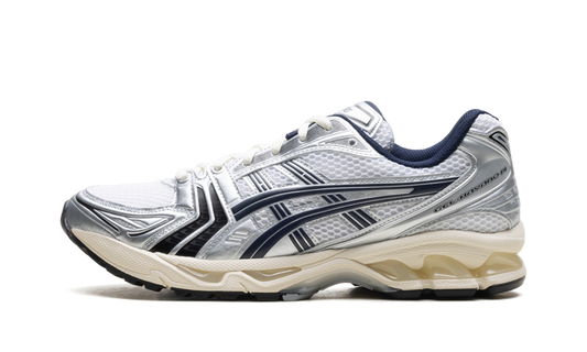 Overkicks - ASICS Gel-Kayano 14 JJJJound White Navy (1203A961-100) - vista lateral