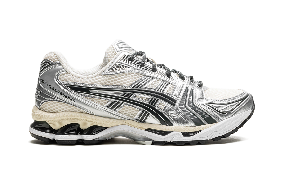 Overkicks - ASICS Gel-Kayano 14 Kith Cream Scarab (2024) (1203A566-100) - detalle talon