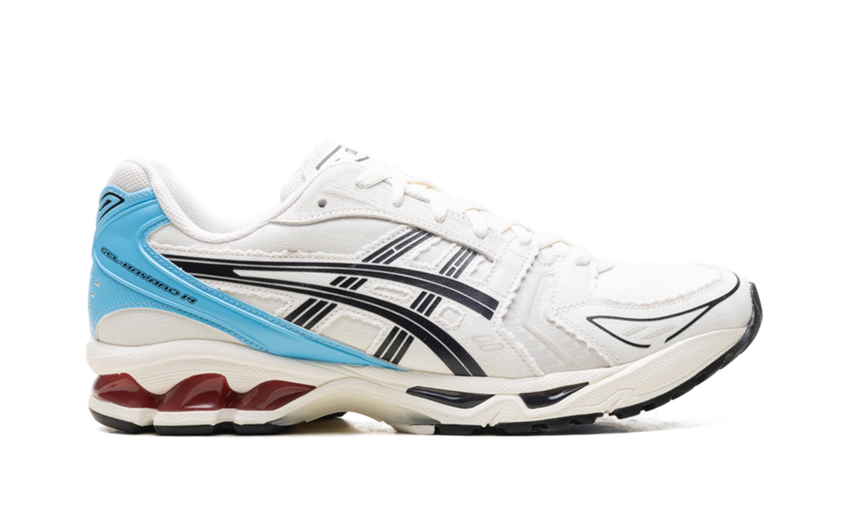 Overkicks - ASICS Gel-Kayano 14 Kith Marvel vs. Capcom Ryu (1203B011-100) - detalle talon
