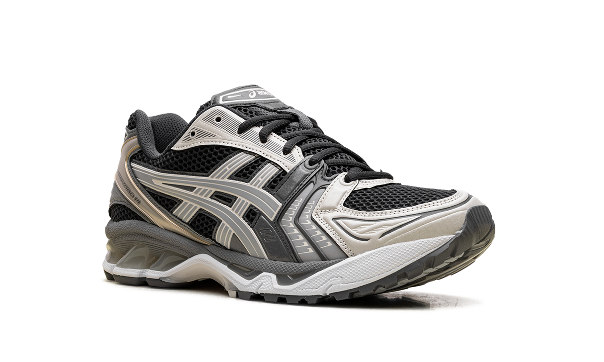 Overkicks - ASICS Gel-Kayano 14 Obsidian Grey Cement (1203A537-024) - detalle talon