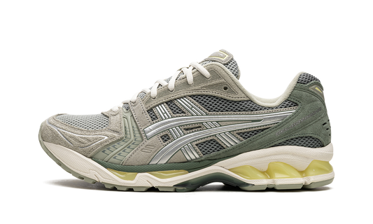 Overkicks - ASICS Gel-Kayano 14 Olive Grey Pure Silver (1201A161-301) - vista lateral