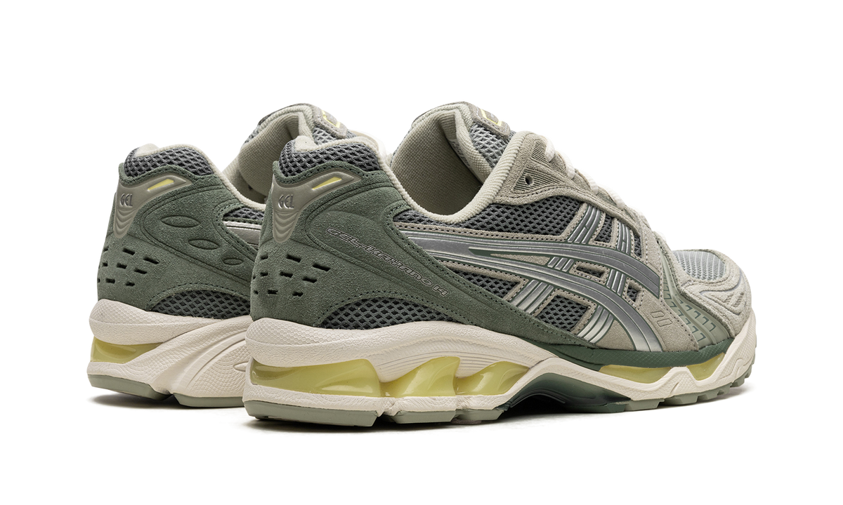Overkicks - ASICS Gel-Kayano 14 Olive Grey Pure Silver (1201A161-301) - par completo