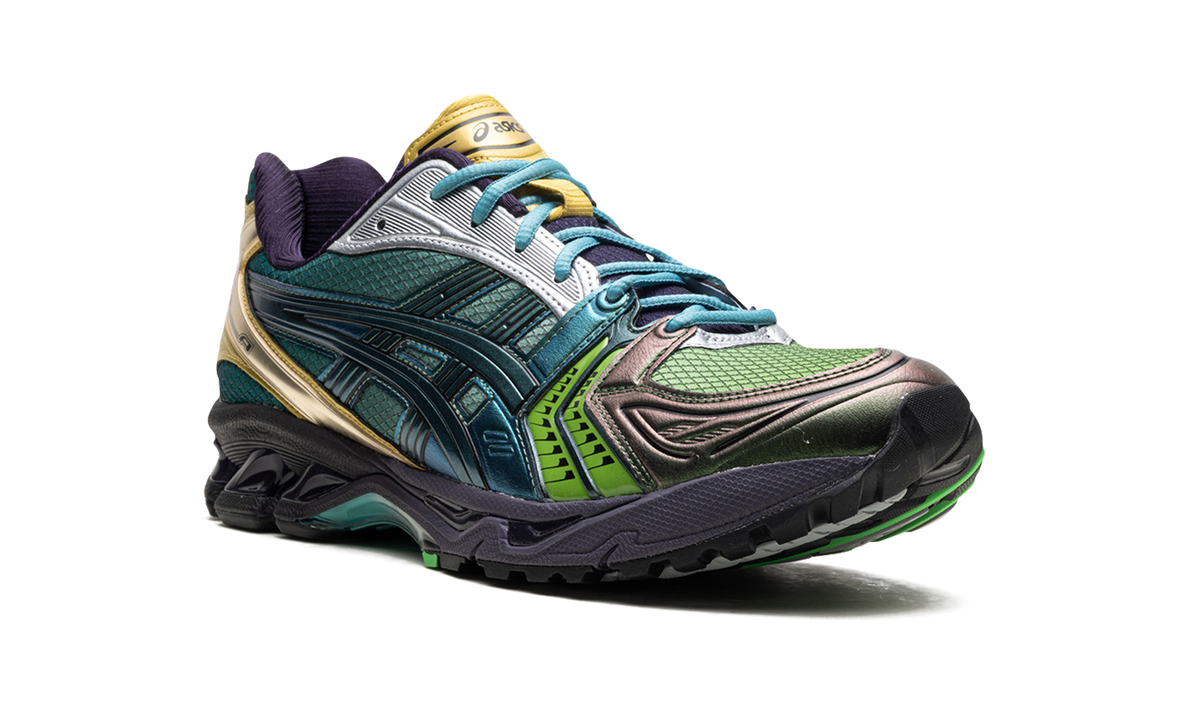 Overkicks - ASICS Gel-Kayano 14 P. Andrade Gradation Green (1203A639-300) - detalle lateral interior