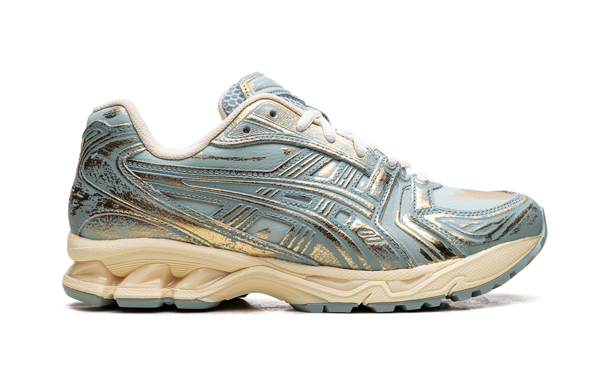 Overkicks - ASICS Gel-Kayano 14 Pure Gold Cold Moss (1203A476-200) - detalle talon
