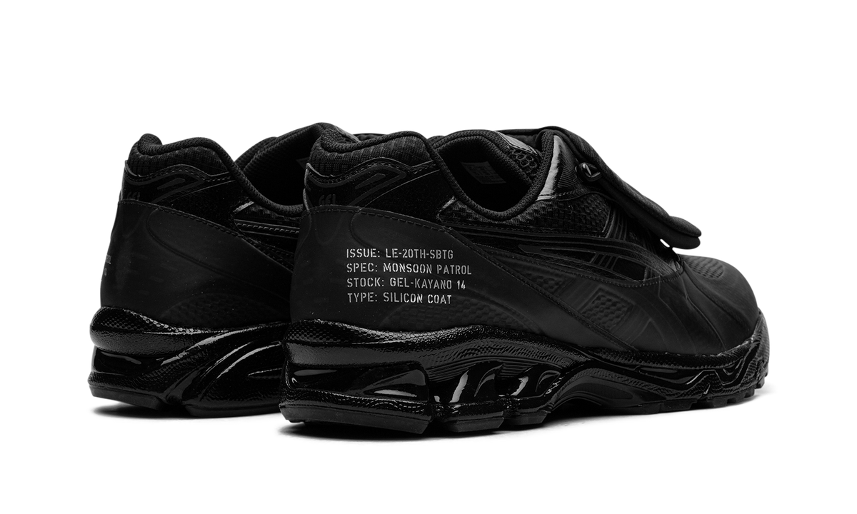 Overkicks - ASICS Gel-Kayano 14 SBTG x Limited Edt Monsoon Patrol Black (1201A975-001) - par completo