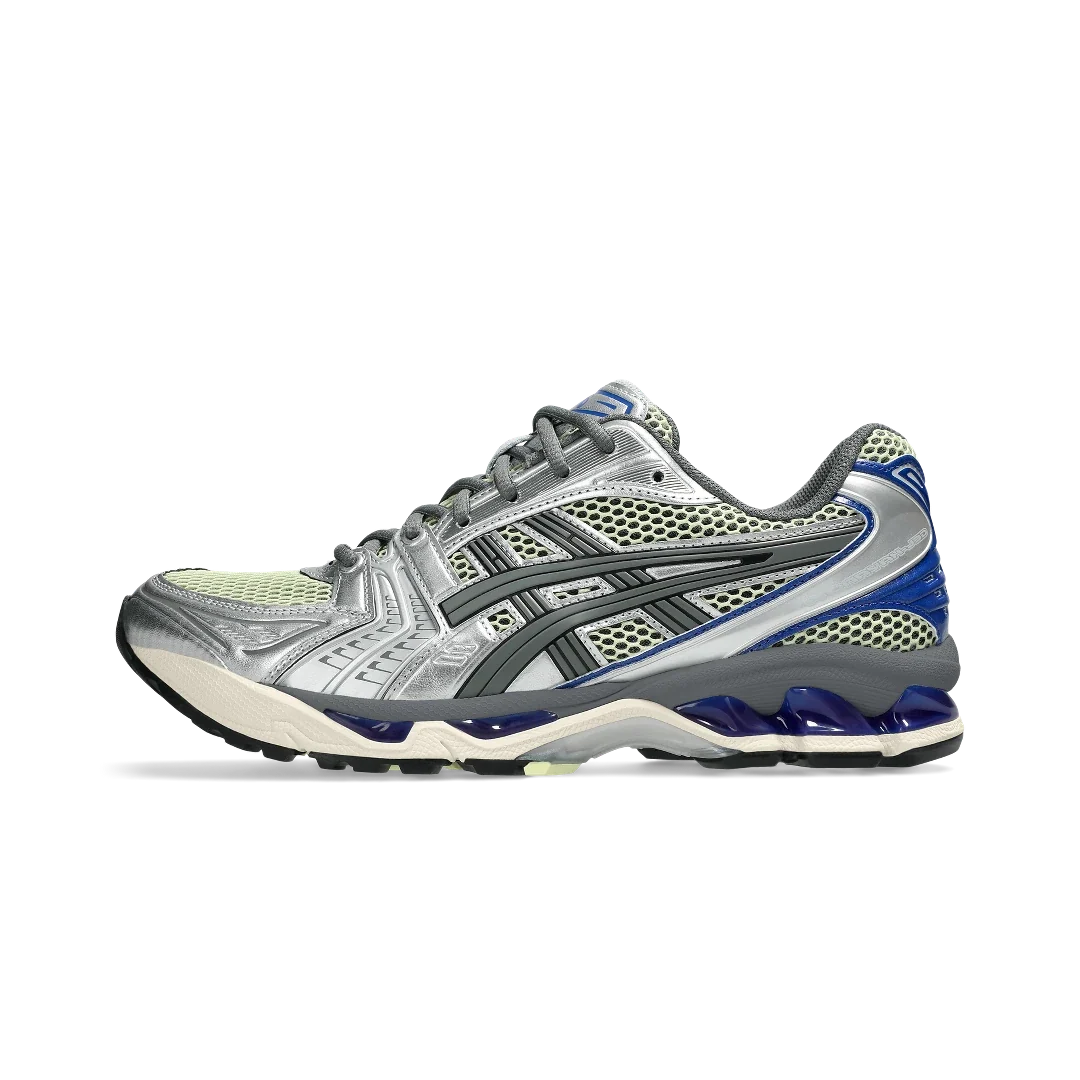 Overkicks - ASICS Gel-Kayano 14 Soft Yellow Asics Blue (1203A740-750) - vista lateral