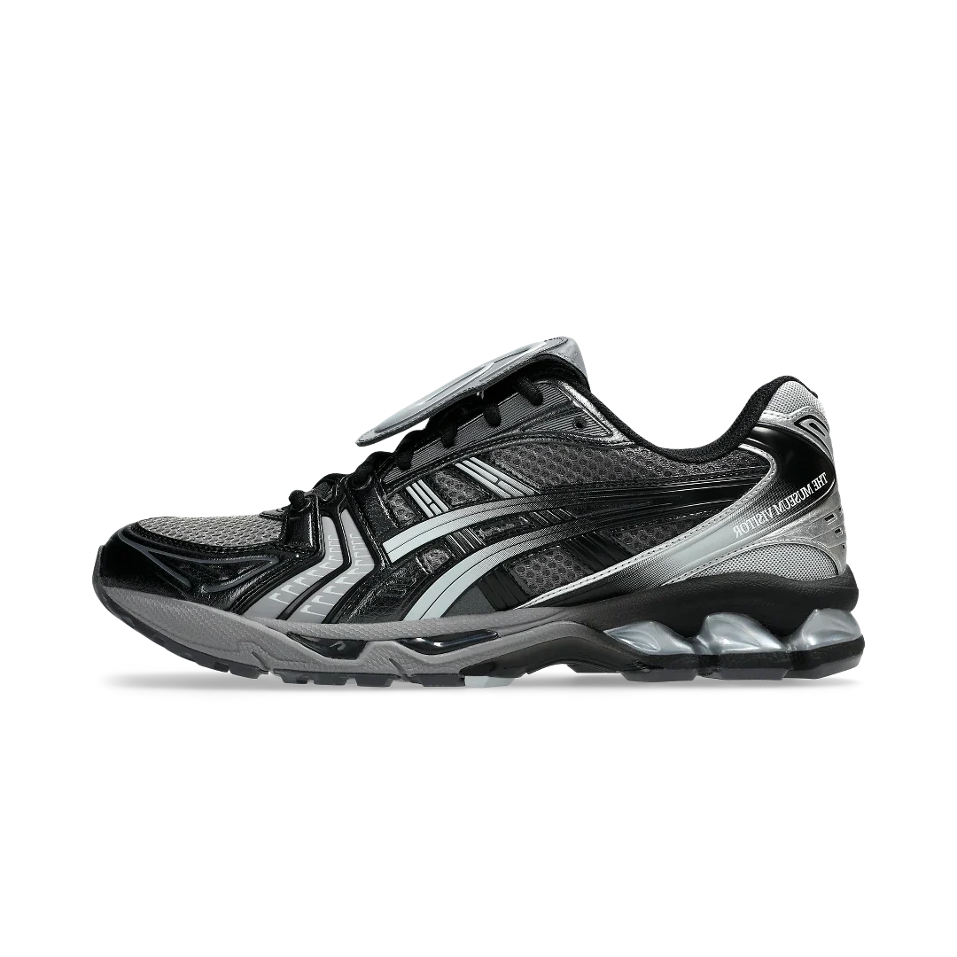 Overkicks - ASICS Gel-Kayano 14 The Museum Visitor Black Grey (1203A528-021) - vista lateral