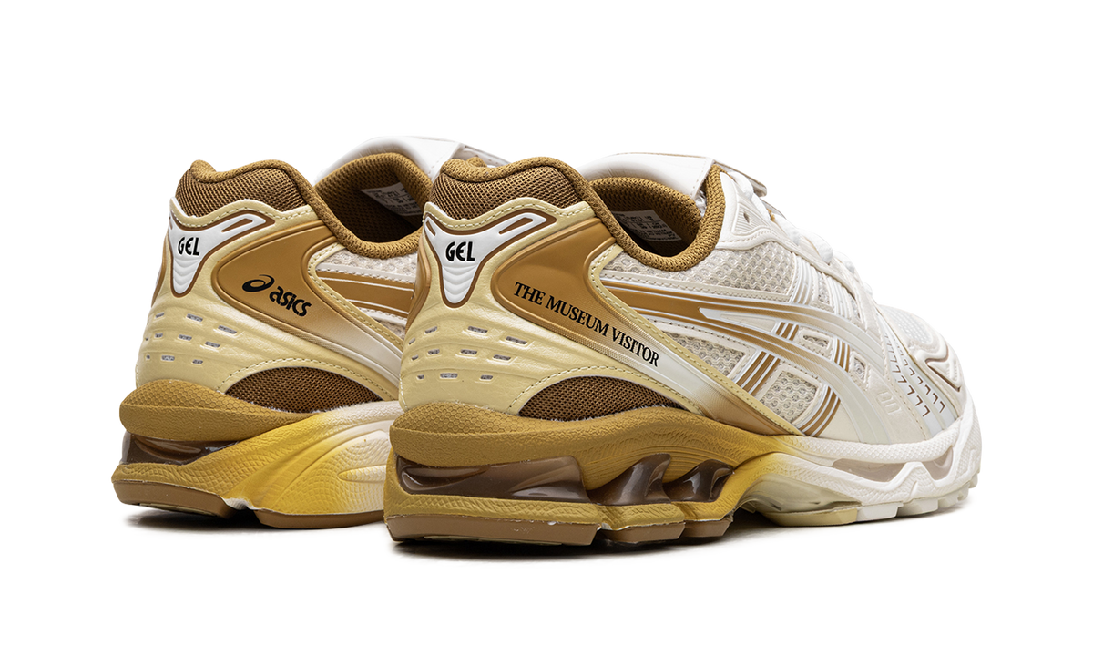 Overkicks - ASICS Gel-Kayano 14 The Museum Visitor Cream Gold (1203A528-100) - par completo