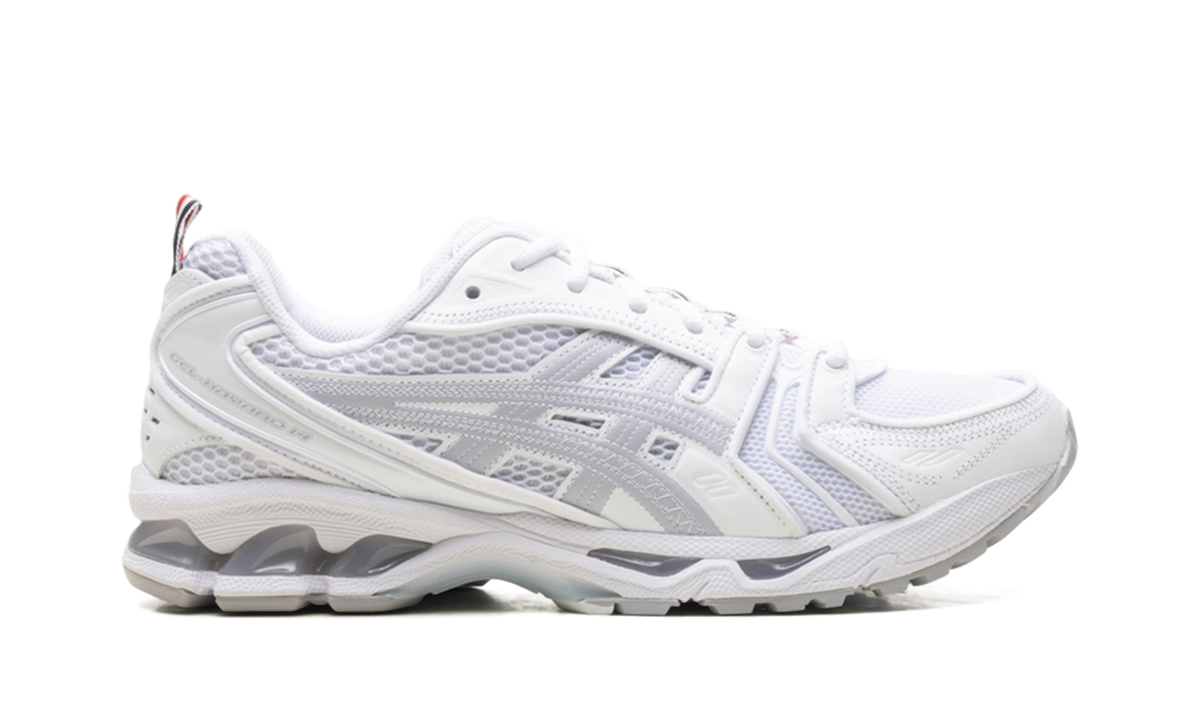 Overkicks - ASICS Gel-Kayano 14 Thom Browne White (1203B291-100) - detalle talon